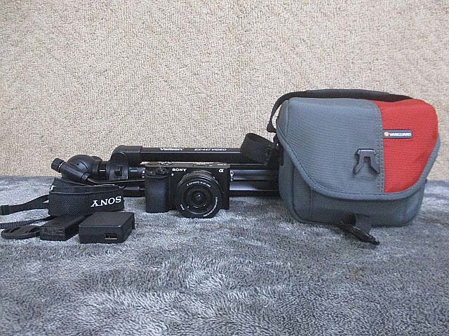 SONY ソニー デジタルカメラ  α6000 レンズ:3.5-5.6/PZ 16-50 周辺機器セット