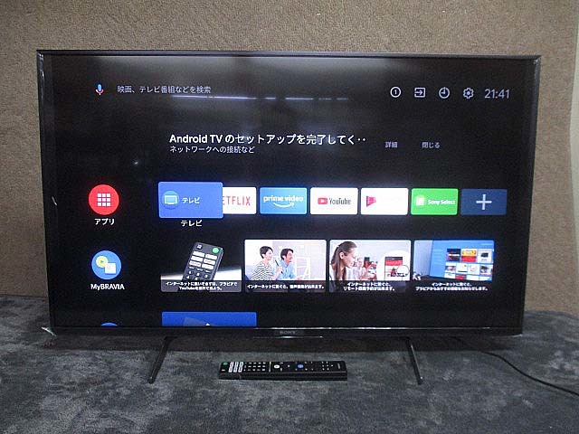 SONY ソニー BRAVIA 液晶テレビ TV 4K 43V型 2021年製 KJ-43X8500H ...